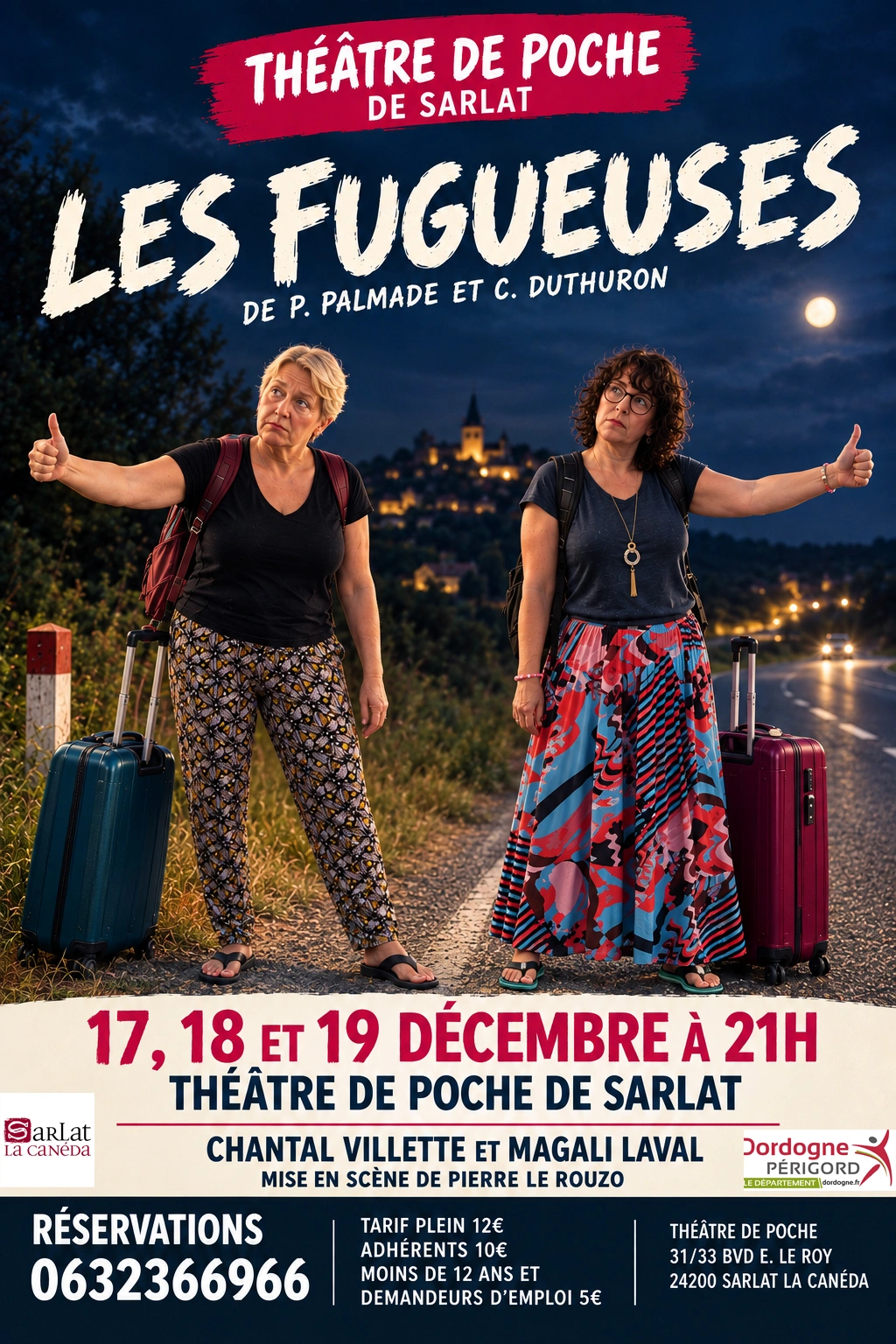 Théâtre de poche : "Les Fugueuses"