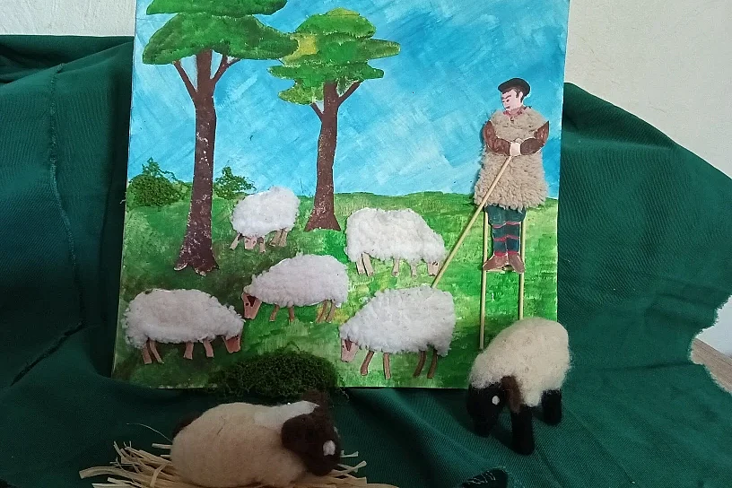 Automne en Scène : Atelier créatif pour enfants réalisation d'un mouton et d'un berger landais