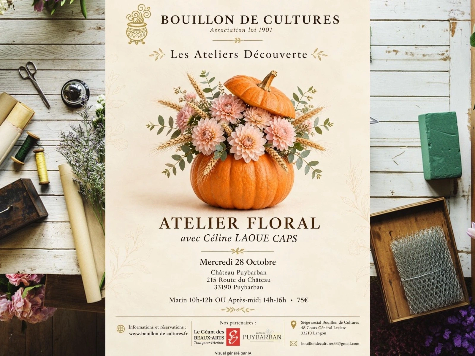 Atelier découverte: Atelier floral
