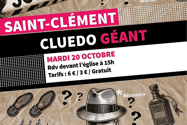 Cluedo géant "Scène de crime "