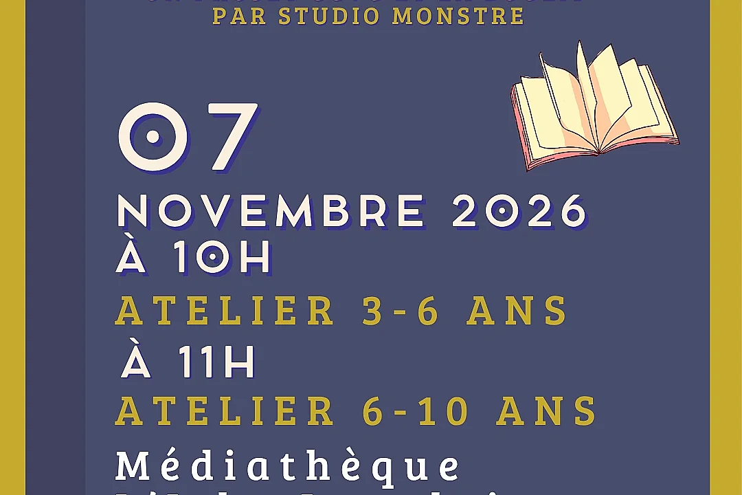 Mon livre : un parcours entre ateliers et spectacle pour les 3-10 ans