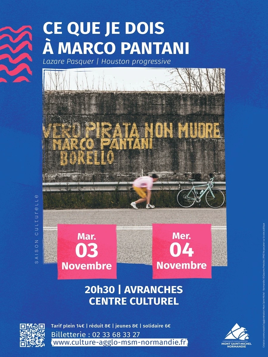 Saison Culturelle > Théâtre "Ce que je dois à Marco Pantani"