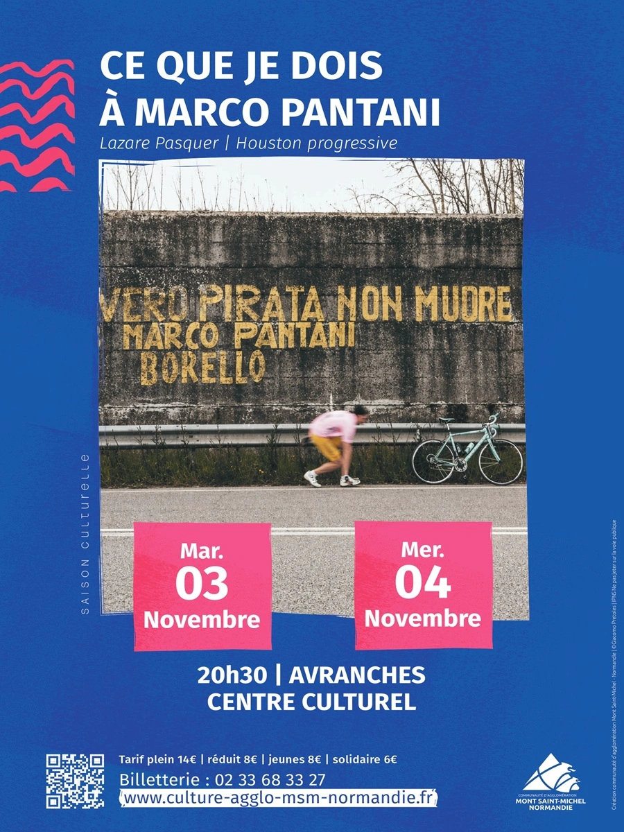 Saison Culturelle > Théâtre "Ce que je dois à Marco Pantani"
