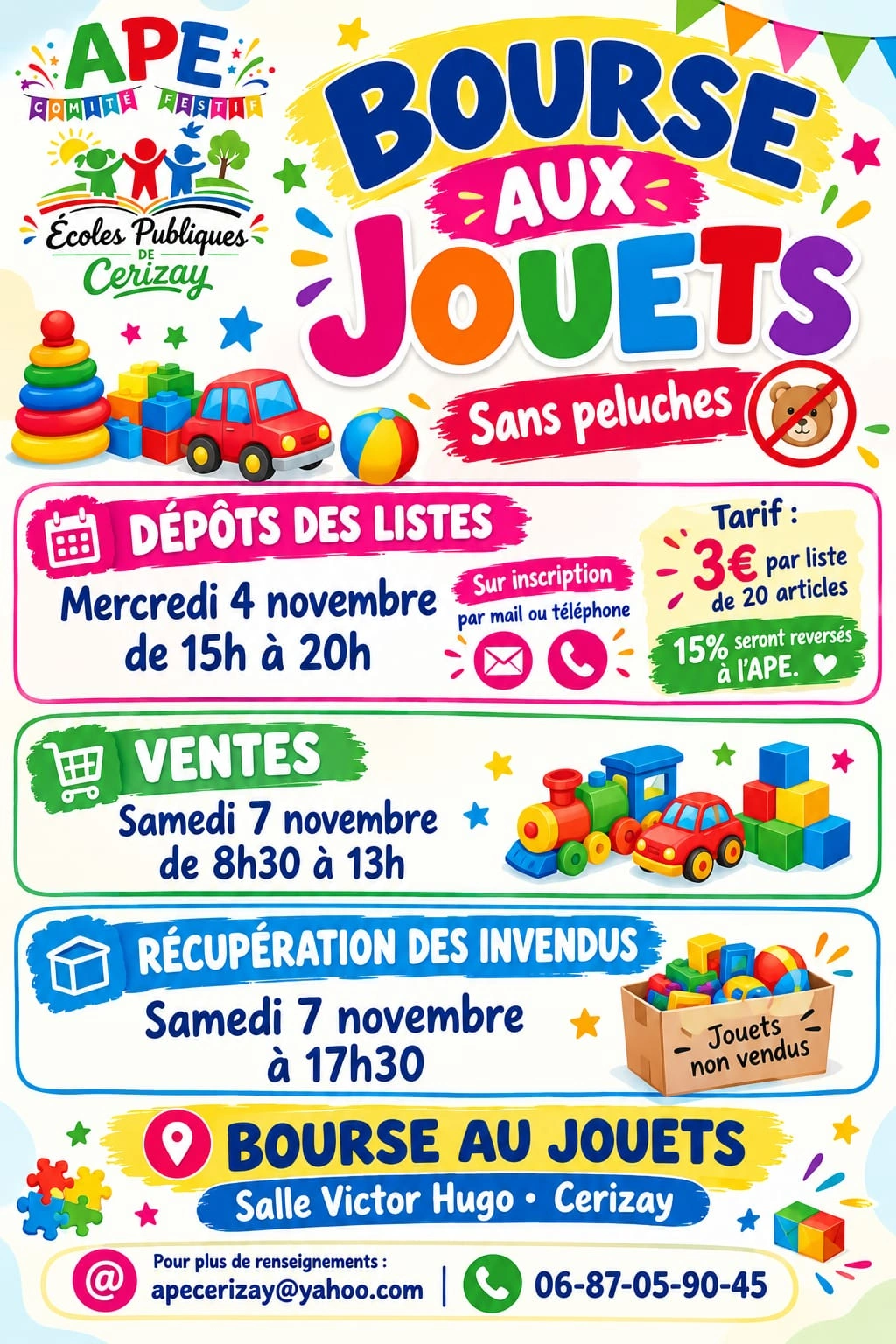 Bourse aux jouets