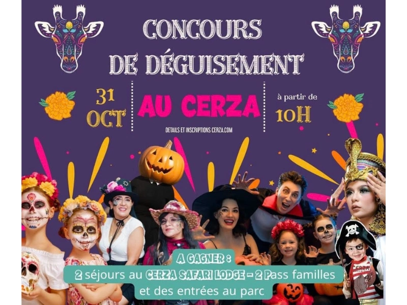 CONCOURS DE DEGUISEMENT AU CERZA POUR HALLOWEEN