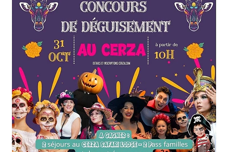 CONCOURS DE DEGUISEMENT AU CERZA POUR HALLOWEEN