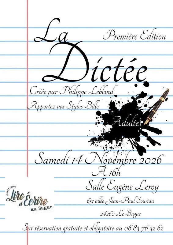 La dictée - Première édition