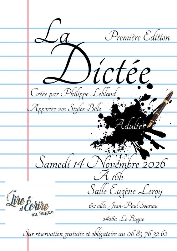 La dictée - Première édition