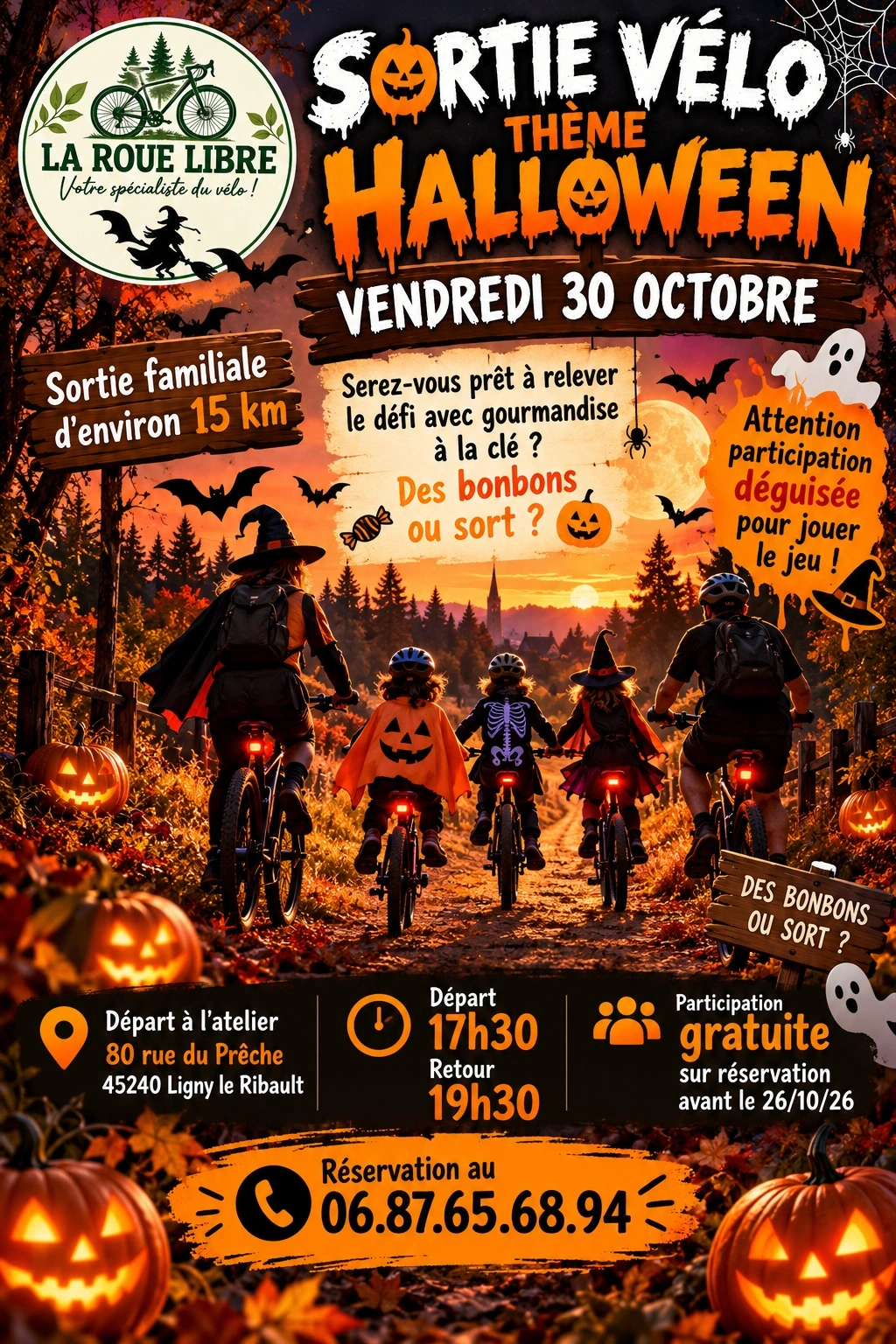 Sortie vélo Halloween