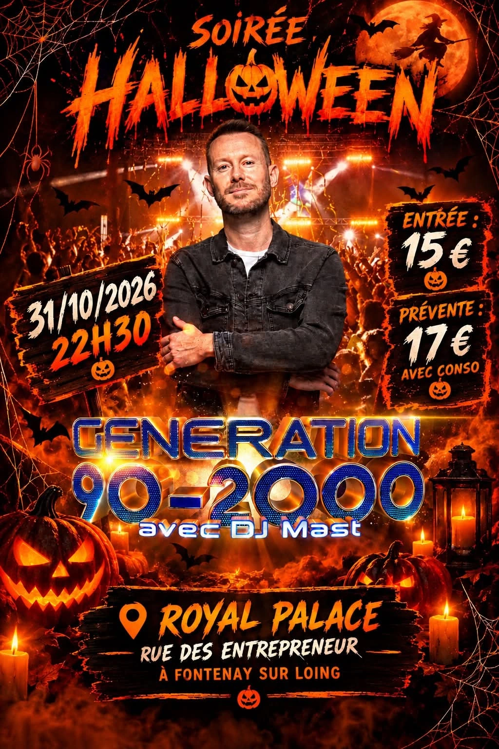 Soirée Halloween au Royal Palace