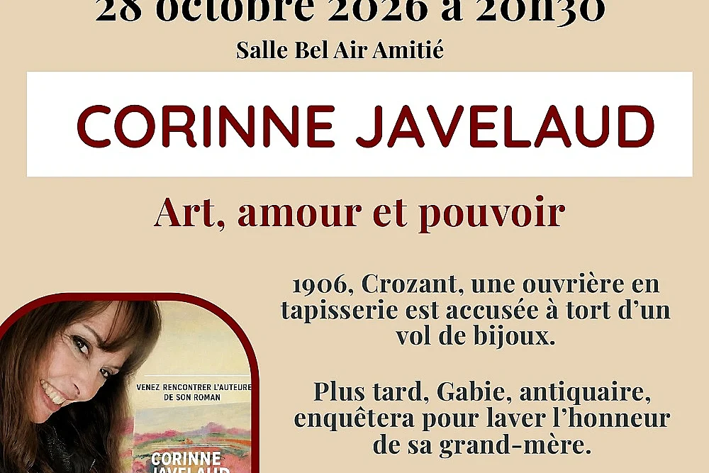 Café littéraire avec Corinne Javelaud