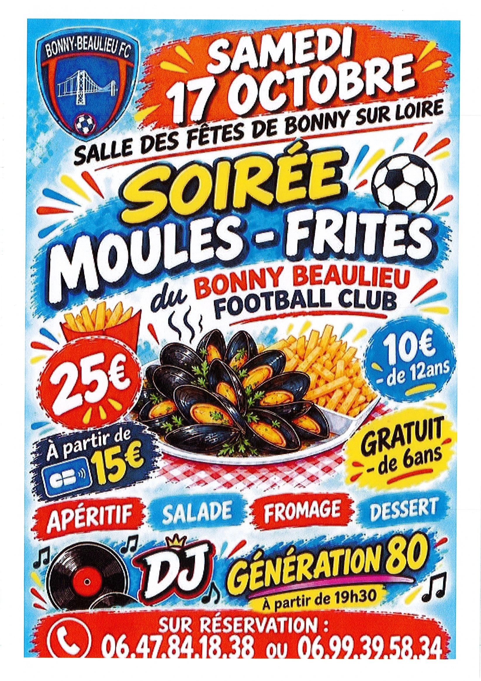 Soirée moules-frites