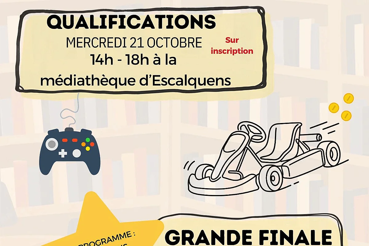 QUALIFICATIONS ET FINALE DU TOURNOI INTERMÉDIATHÈQUES MARIO KART