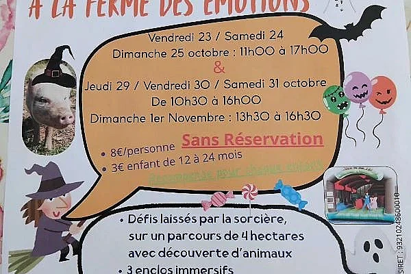 Halloween à la Ferme des émotions