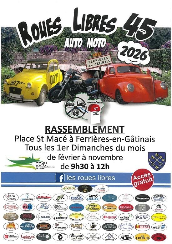 Rassemblement de voitures anciennes