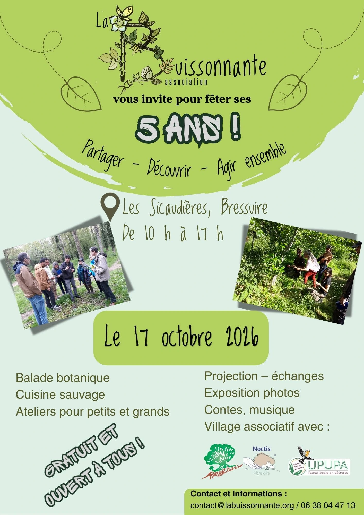 La Buissonnante fête ses 5 ans !