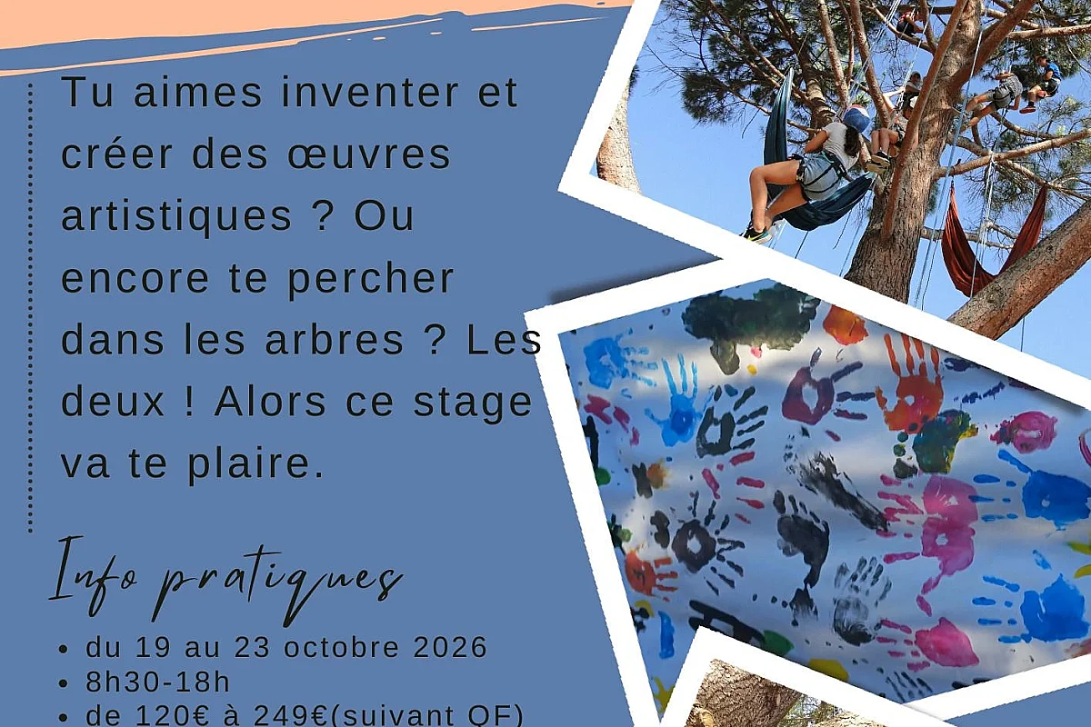 STAGE LOISIRS 6-12 ANS "GRIMPE D'ART"