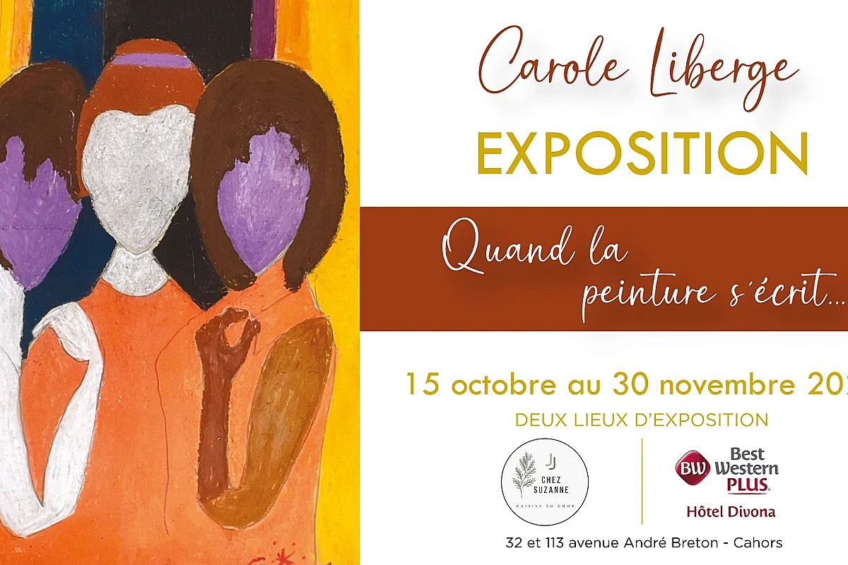 Quand la peinture s'écrit... Exposition de l'artiste Carole Liberge