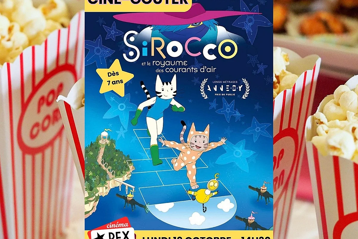 Ciné-goûter : Sirocco et le royaume des courants d'air