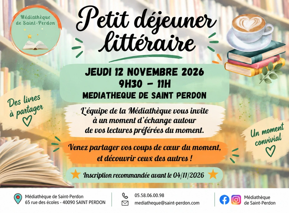 Petit déjeuner littéraire