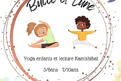 Bulle et Lune :  Yoga enfants et lecture Kamishibai