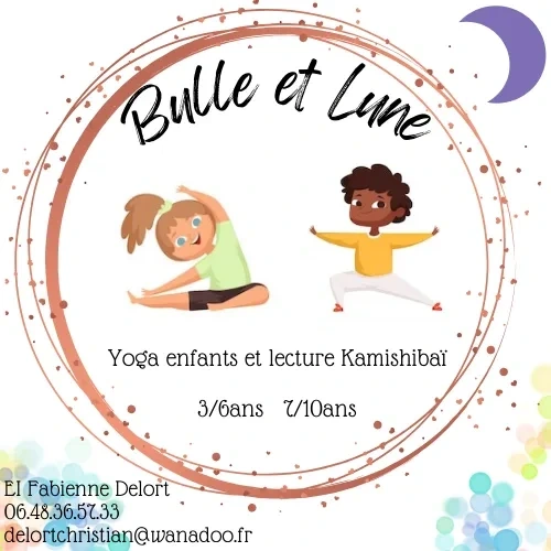 Bulle et Lune :  Yoga enfants et lecture Kamishibai