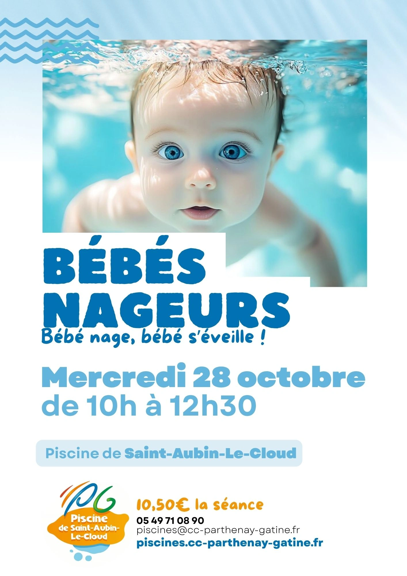 Cours bébés nageurs