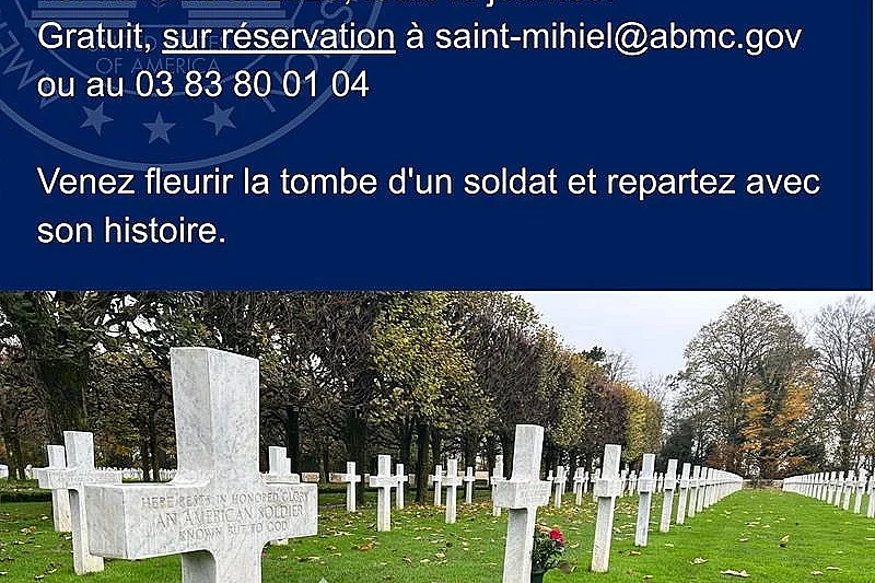 Toussaint au cimetière américain
