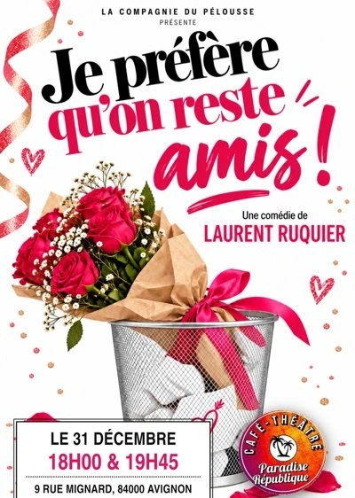 Je préfère qu'on reste amis