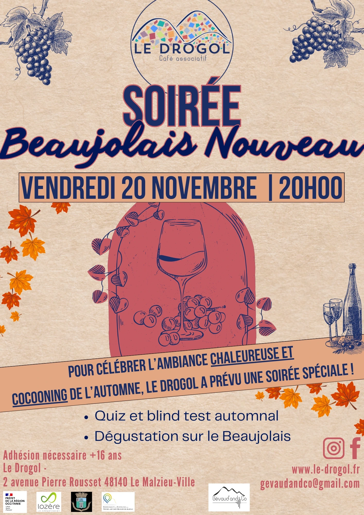 SOIRÉE BEAUJOLAIS NOUVEAU