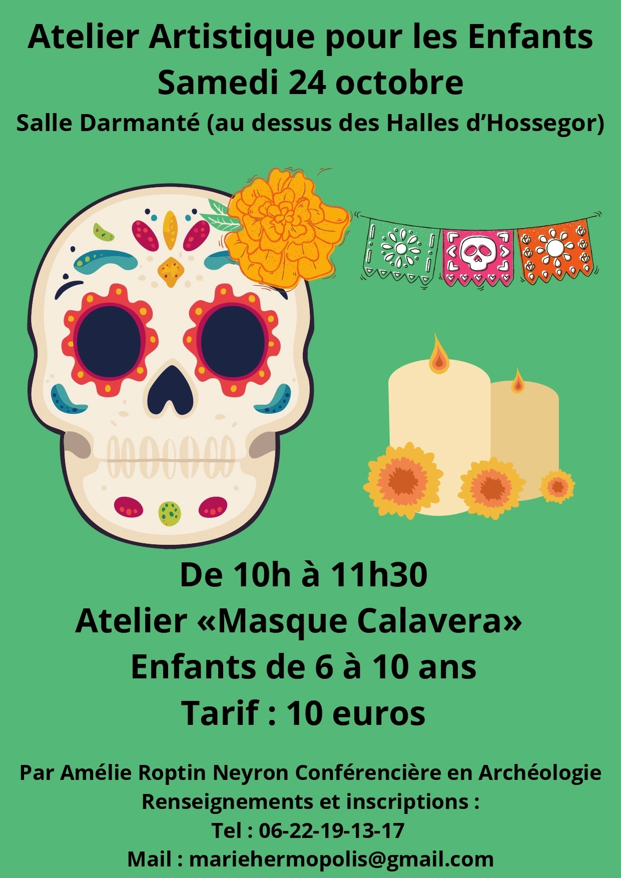 Ateliers créatifs "Masque Calavara"