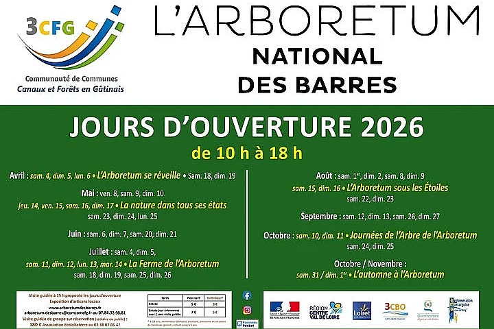 Ouverture de l'Arboretum des Barres