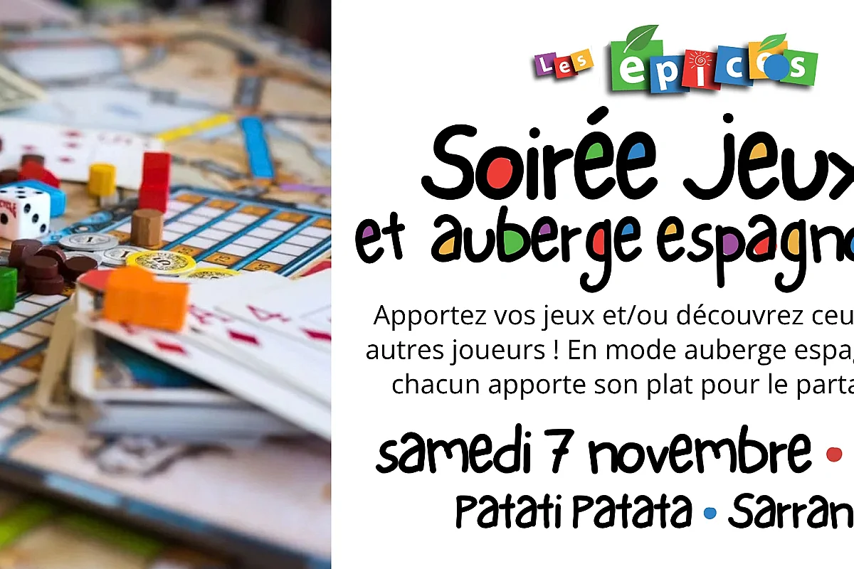 Soirée jeux - Auberge espagnole