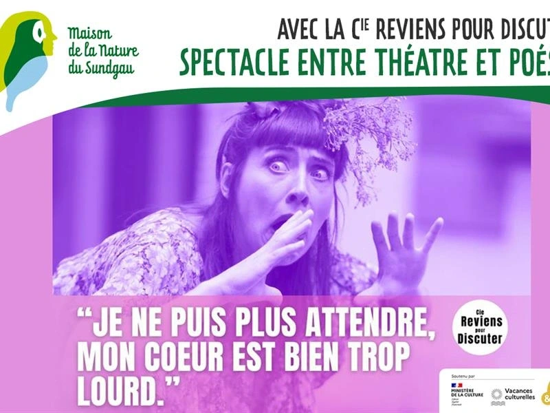 Spectacle entre théâtre et poésie avec la Cie Reviens pour Discuter