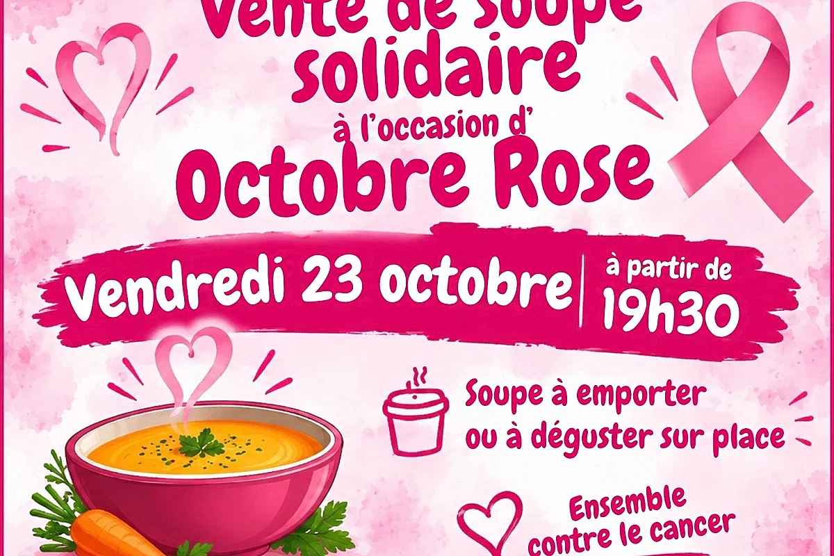 AUBIGNY : La soupe solidaire d’Octobre Rose
