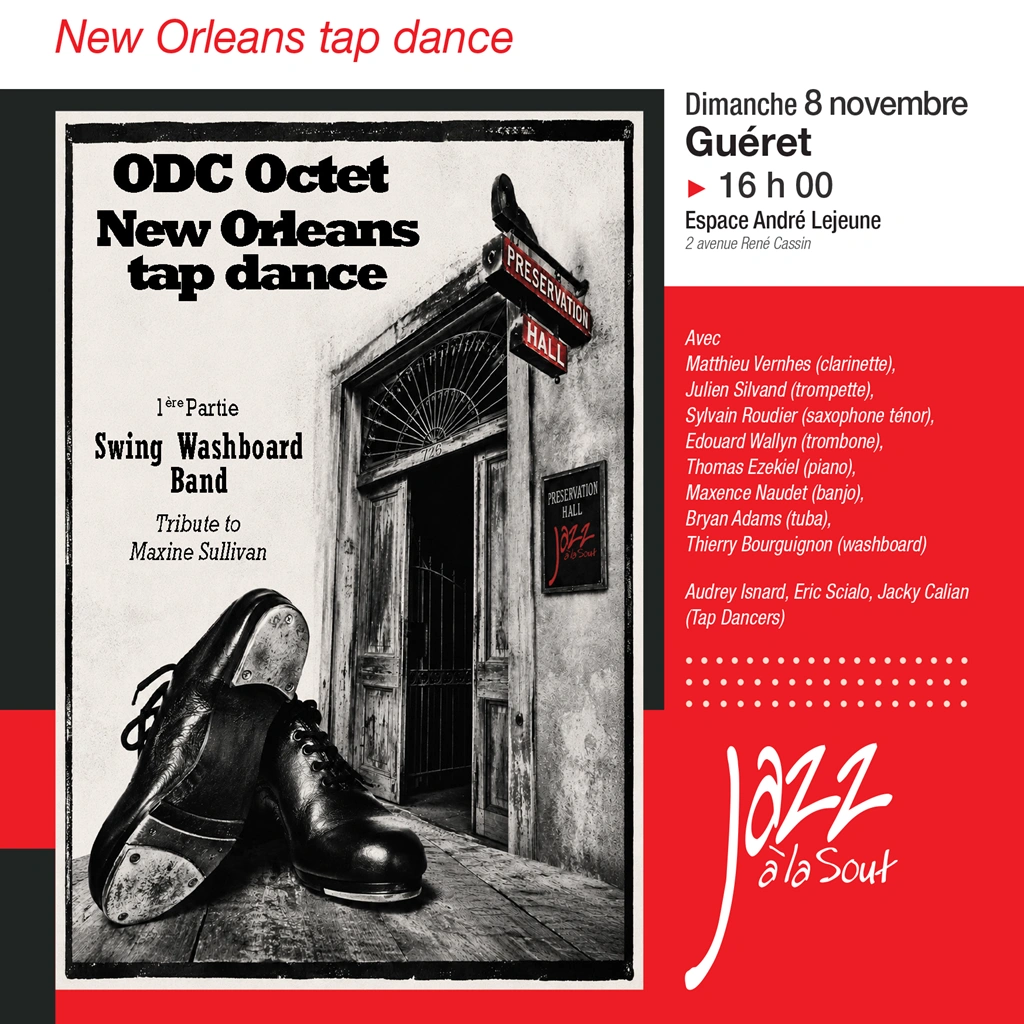 Jazz à La Sout : ODC Octet New Orleans tap dance
