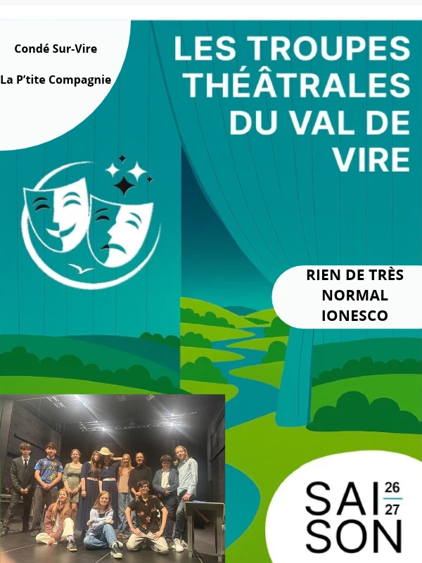 Troupes théâtrales du Val de Vire > "Rien de très normal"