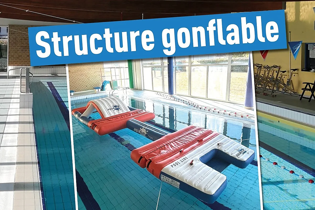 Structure gonflable piscine de Lorris