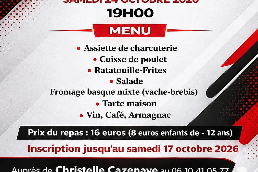 Repas du tennis de table