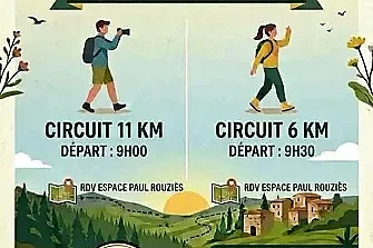 Randonnée pédestre à La Bastide l'Evêque