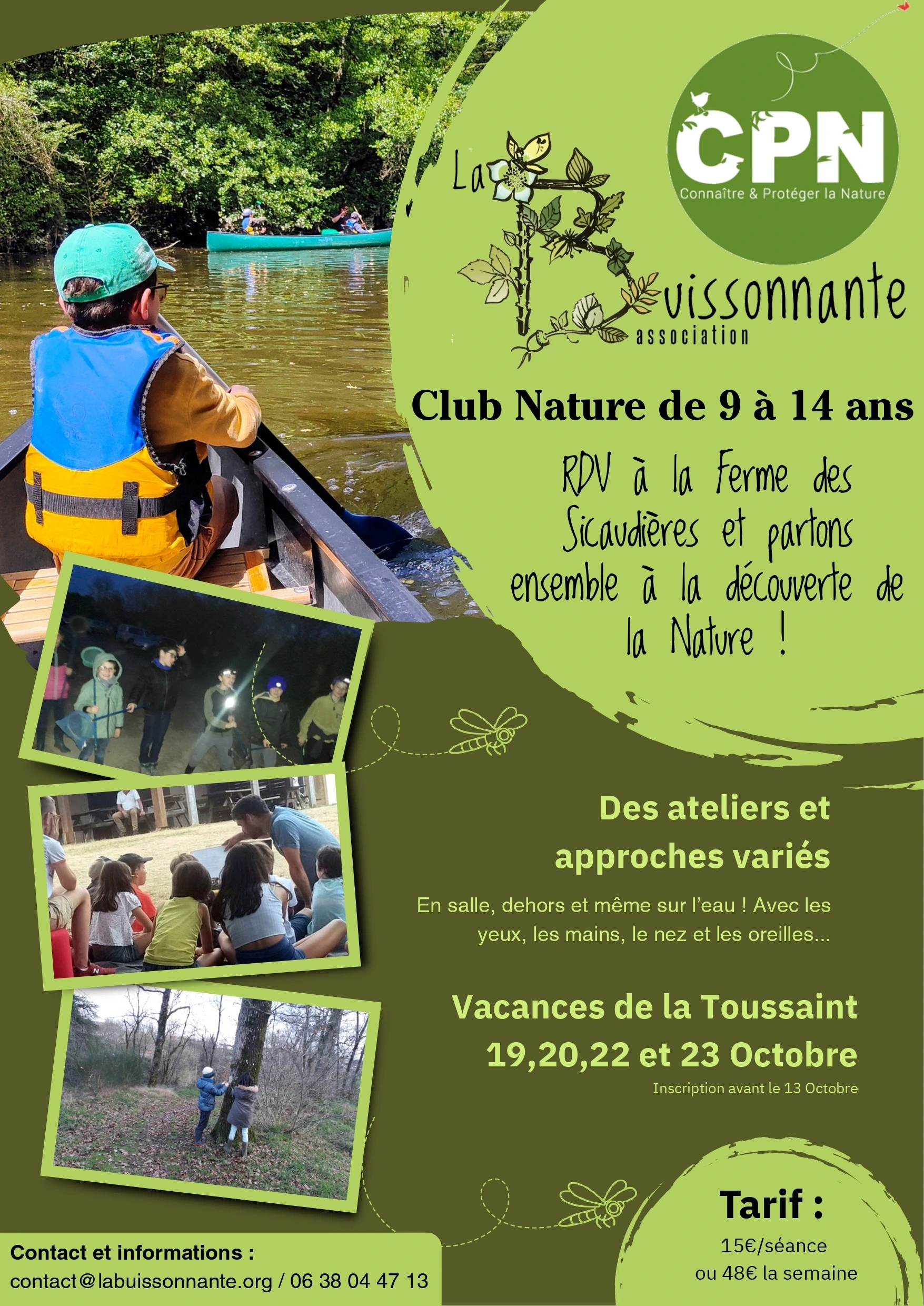 Club Nature - À la recherche des insectes de l'automne