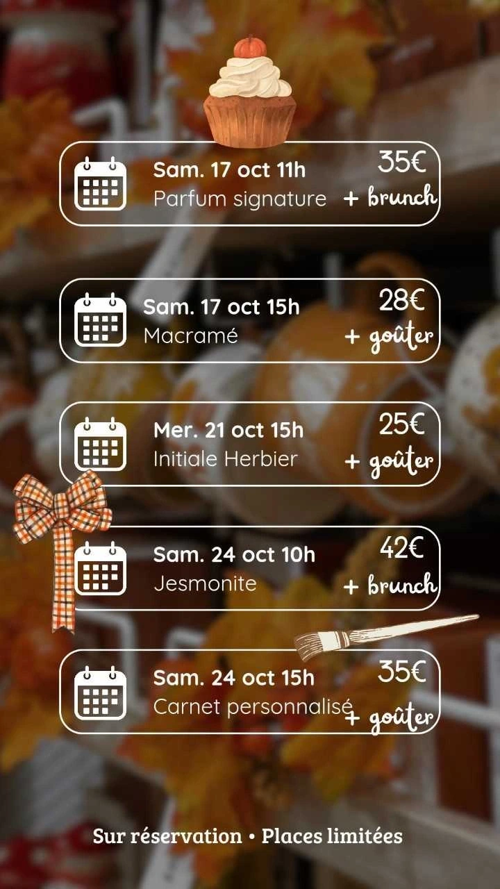 Initiation herbier et goûter - Maison Tarte