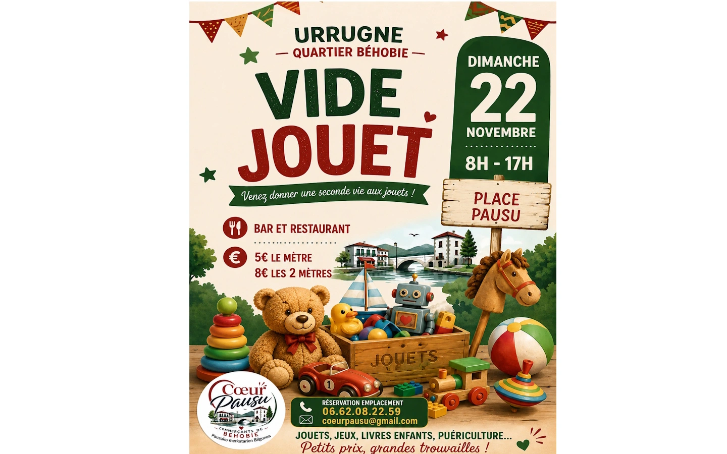 Vide jouets de Béhobie