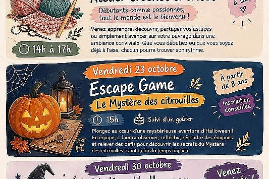 Atelier halloween - Création d’une baguette magique