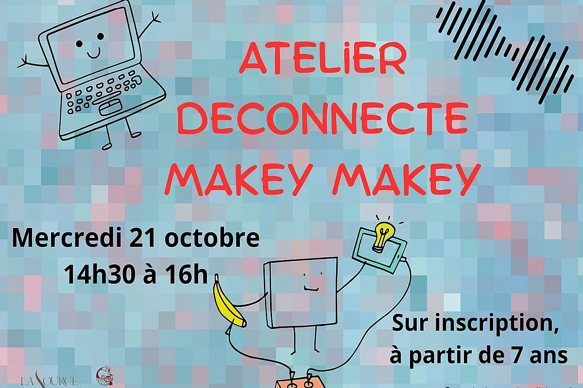 Atelier déconnecté : création d'affiche avec Makey Makey