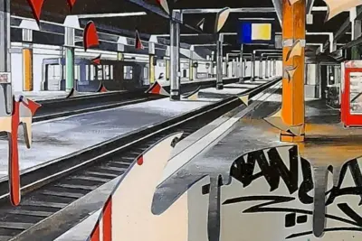 EXPOSITION "EMPREINTES URBAINES" DE LUDO LASSALE - CHEZ ARABESQUE