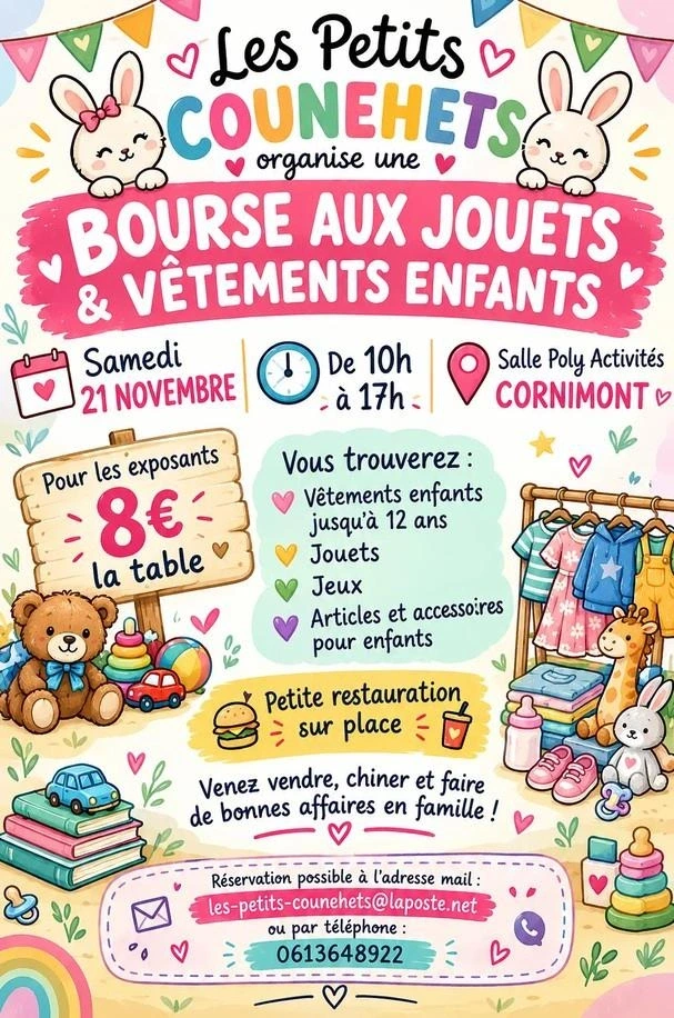 Bourse aux jouets et articles de puériculture