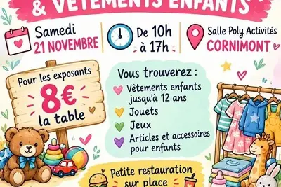 Bourse aux jouets et articles de puériculture