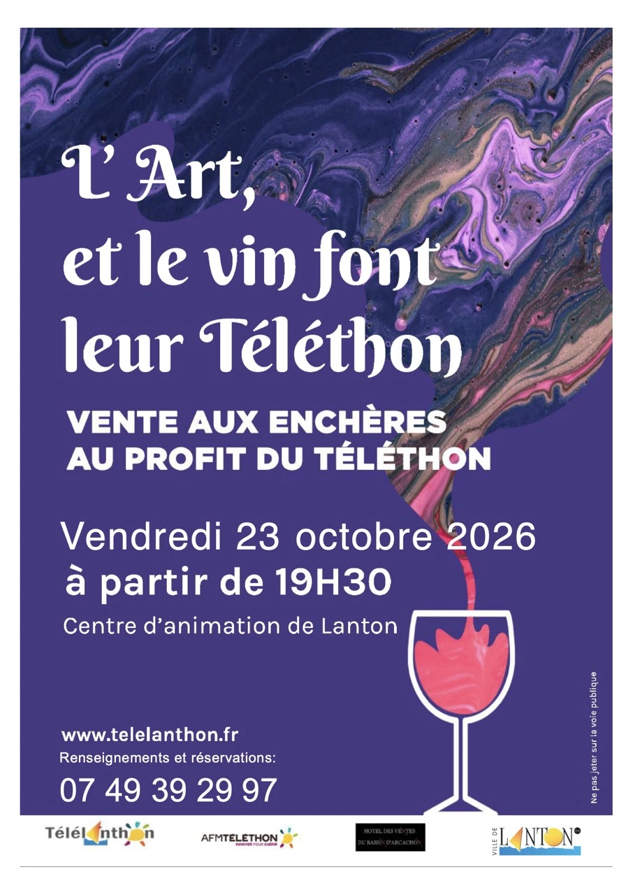 L'art et le vin font leur Téléthon