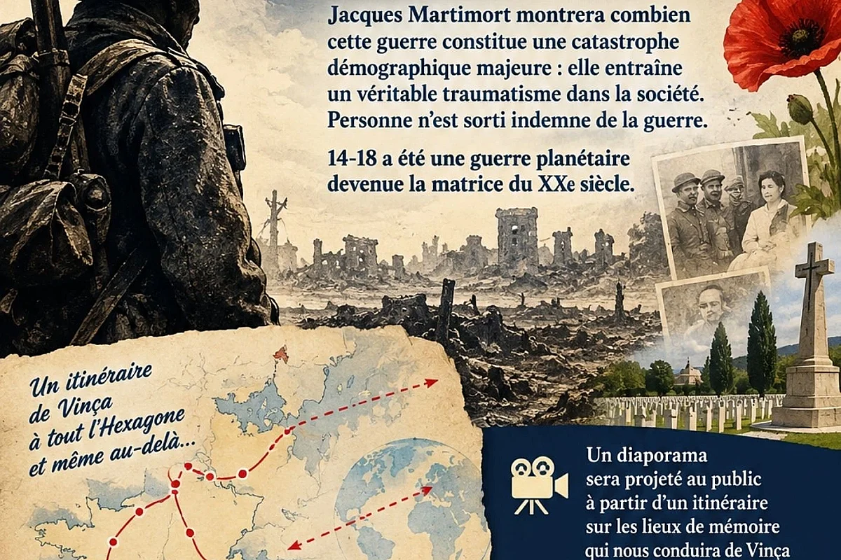 CONFÉRENCE : LES LIEUX DE MÉMOIRE DE LA GUERRE 14-18